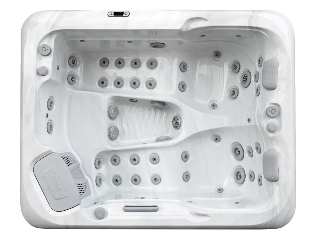 AquaSolus Sierra – jacuzzi 3-osobowe z dwiema leżankami
