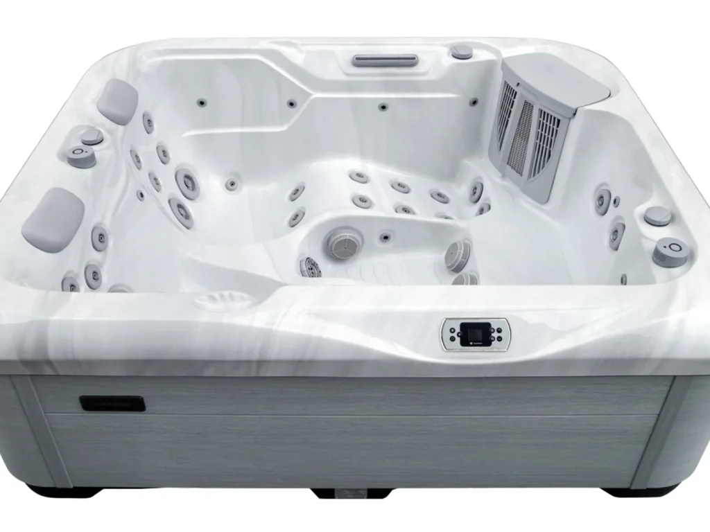 AquaSolus Sierra – 3-osobowe jacuzzi ogrodowe z dwiema leżankami